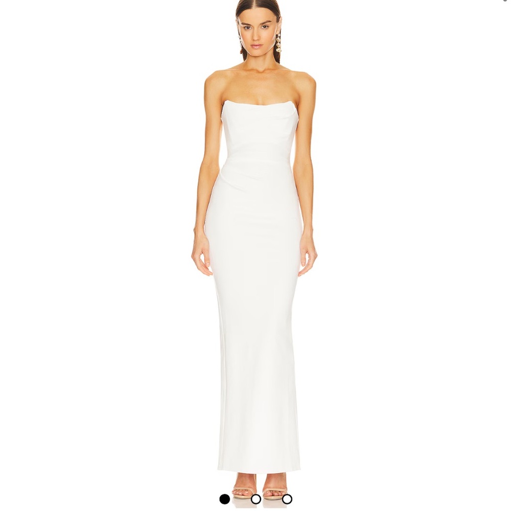 Michael Costello REVOLVE Briggs Gown in Ivory Medium